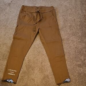 Boutique Tan Stretchy Leggings